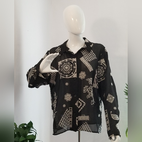 Coldwater Creek - Women's Blouse - LARGE - Picture 3 of 7